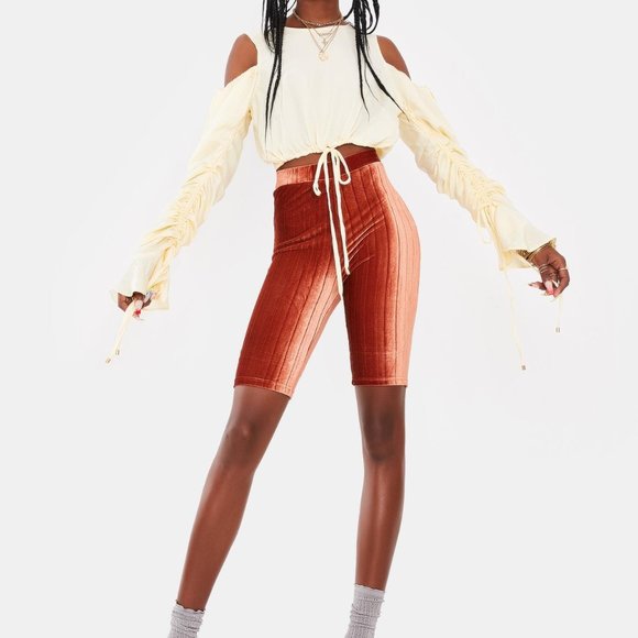 ZYA Chamomile Could Shoulder White Blouse Top - Picture 2 of 4